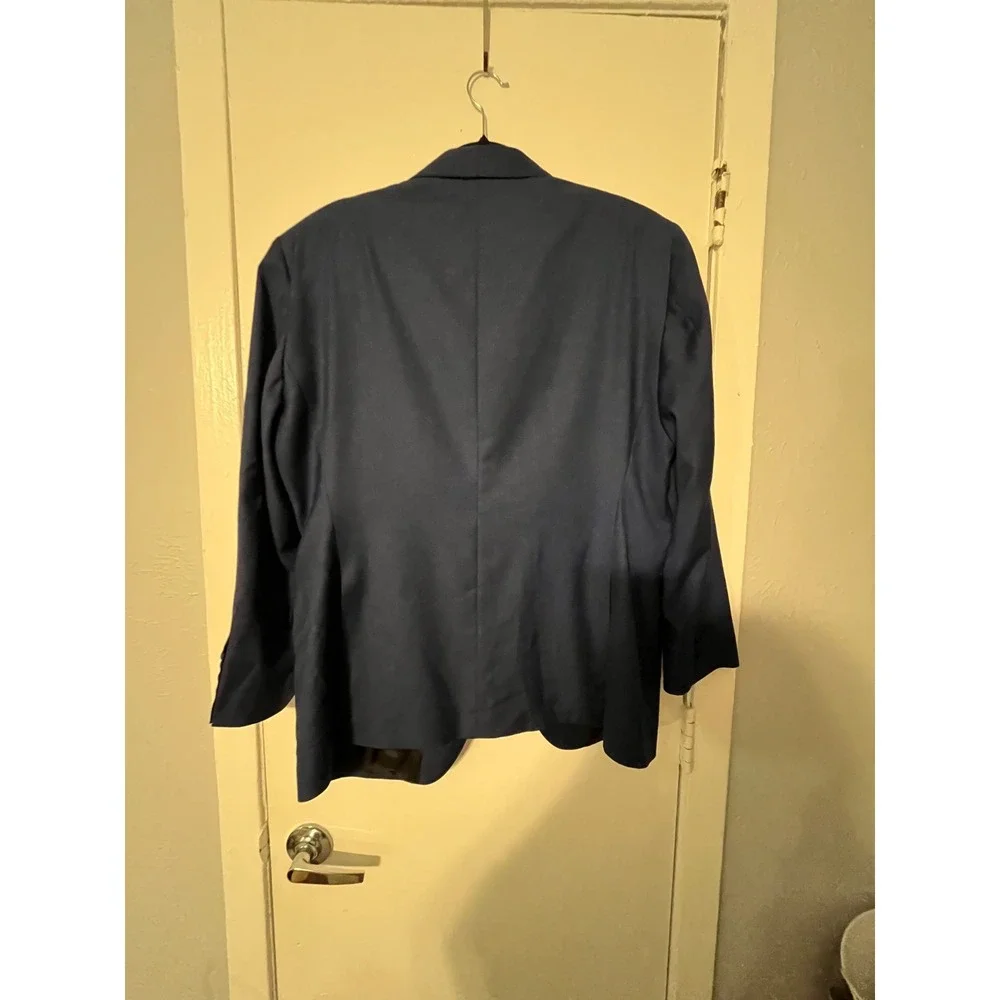 House of Donaldson Mens Blue Tuxedo Blazer Shawl Lapel Formal Jacket